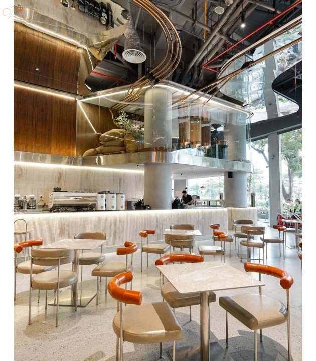 Ghế bọc simili chân sơn tĩnh điện 